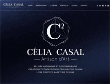 Tablet Screenshot of celia-casal.fr